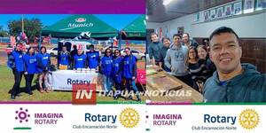 GRAN ÉXITO DEL STAND DEL ROTARY ENCARNACIÓN NORTE