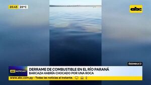 Derramamiento de combustible en Río Paraná - ABC Noticias - ABC Color
