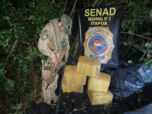 Diario HOY | Senad detecta droga en ribera del río Paraná