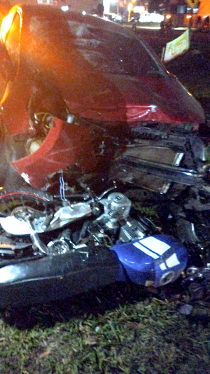 Una motociclista muere y otro queda herido tras accidente en Minga Guazú - La Clave