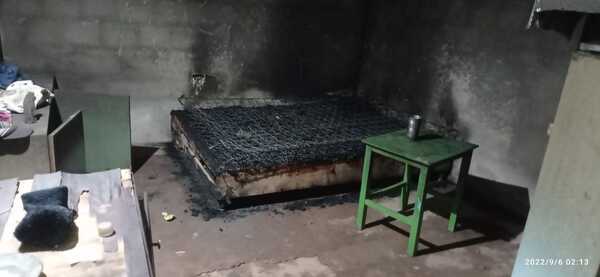 Mitã'i: una joven prendió fuego a su casa luego de discutir con su pareja - San Lorenzo Hoy