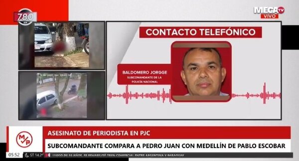 Subcomandante de la Policía comparó a PJC con Medellín de Pablo Escobar - Megacadena — Últimas Noticias de Paraguay