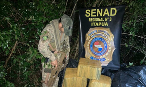 Encarnación: Senad detecta droga en ribera del río Paraná - OviedoPress