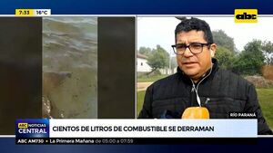 Derramamiento de combustible en Río Paraná - ABC Noticias - ABC Color