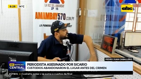 Mataron a periodista en Pedro Juan Caballero - ABC Noticias - ABC Color
