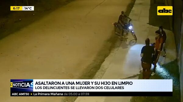 Asaltaron a una mujer y su hijo en Limpio - ABC Noticias - ABC Color