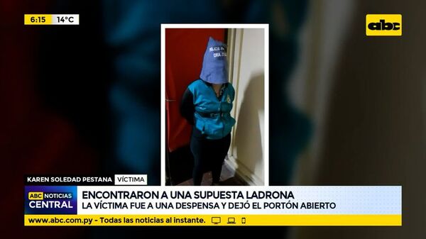 Encontraron a una supuesta ladrona en la casa - ABC Noticias - ABC Color