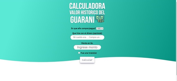 Una herramienta que calcula el valor del guaraní | Tecnología | 5Días