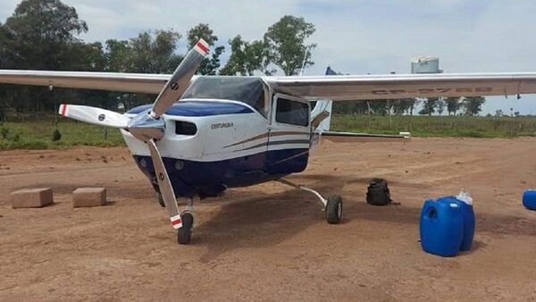Uruguay contacta a Paraguay por avioneta con cocaína