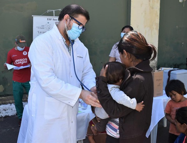 Nueva jornada de atención médica y vacunación en el INDI