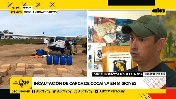 Incautación de carga de cocaína en Misiones  - ABC Noticias - ABC Color
