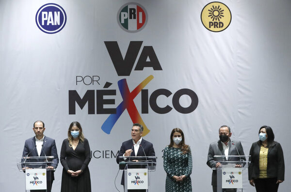 Coalición opositora "Va por México" se suspende por propuesta militar del PRI - MarketData