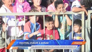 Con mucho éxito se desarrolló el Festival Vuelve a Soñar en el Bañado Sur.