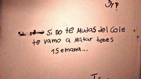 Investigan amenazas dirigidas a una alumna en colegio de Minga Guazú
