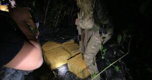La Nación / Encarnación: incautan 158 kilos de marihuana en la ribera del río Paraná