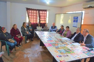 EBY, autoridades y vecinos de Cambyreta acuerdan instalar mesa de trabajo para resolver cuestiones pendientes