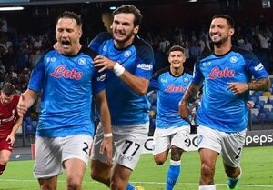 El Nápoli castiga con una tremenda goleada