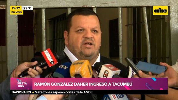Ramón González Daher y su hijo ingresaron a Tacumbú - ABC Noticias - ABC Color