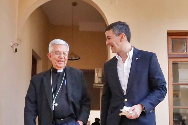 Santi Peña se reúne con el cardenal Adalberto Martínez - ADN Digital
