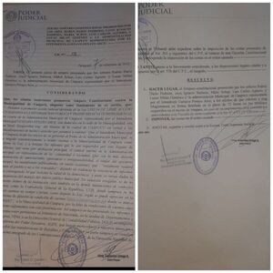 Juez emplaza a intendente de Caapucú para que informe sobre su gestión - Nacionales - ABC Color