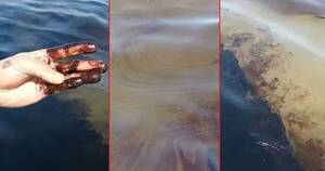 La Nación / Desastre ecológico en aguas del río Paraná: embarcación sufrió derrame de combustible