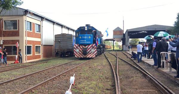 La Nación / Reactivan tren de cargas después de 7 años en el Sur