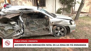 Delincuentes chocaron mientras huían: Uno murió, otro fue detenido y un tercero escapó - Megacadena — Últimas Noticias de Paraguay