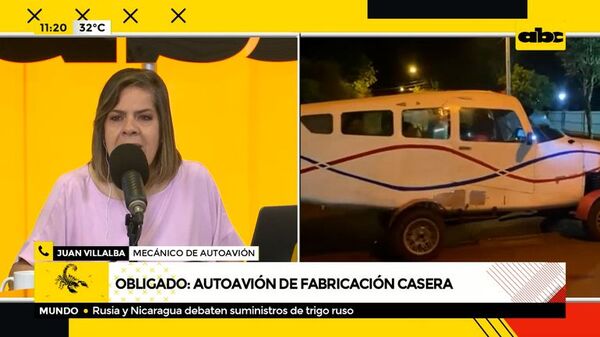 Obligado: Autoavión de fabricación casera  - ABC Noticias - ABC Color