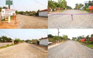 Municipalidad de Coronel Oviedo inaugura nuevo empedrado en el barrio Costa Alegre – Prensa 5