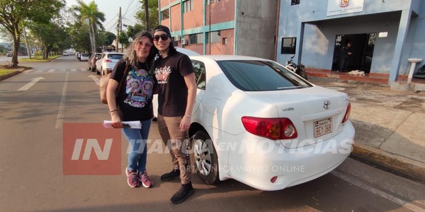 CAE CON AUTOMÓVIL HURTADO EN FOZ DE YGUAZÚ