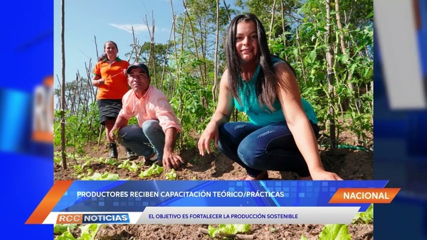 Productores de Central y Cordillera reciben capacitación para fortalecer producción sostenible.