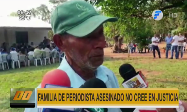 Familia de periodista asesinado no cree en la Justicia - Paraguaype.com