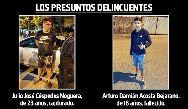 Supuesto delincuente muere en un choque - Policiales - ABC Color