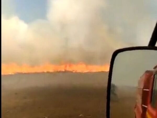 Reportan un gran incendio en ruta Luque-San Bernardino  - Nacionales - ABC Color