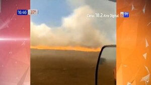 Reportan inmenso incendio en zona Luque-San Ber | Noticias Paraguay