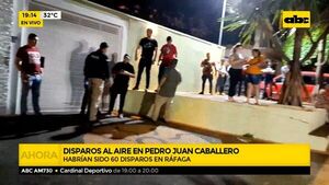 Tiros al aire en Pedro Juan Caballero - ABC Noticias - ABC Color