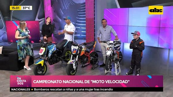 Campeonato nacional de “moto velocidad” - Ensiestados - ABC Color
