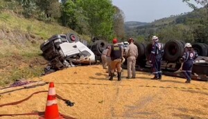Camionero paraguayo muere en accidente en Brasil - Noticiero Paraguay