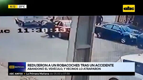 Redujeron a un robacoches tras un accidente - ABC Noticias - ABC Color