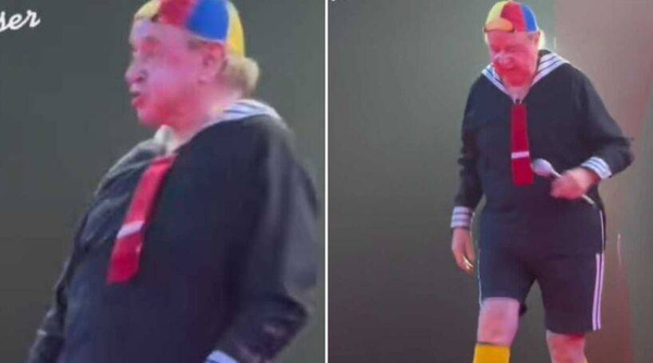 Crónica / [VIDEO] Pillaron a "Quico" bailando reguetón a sus 78 pirulos