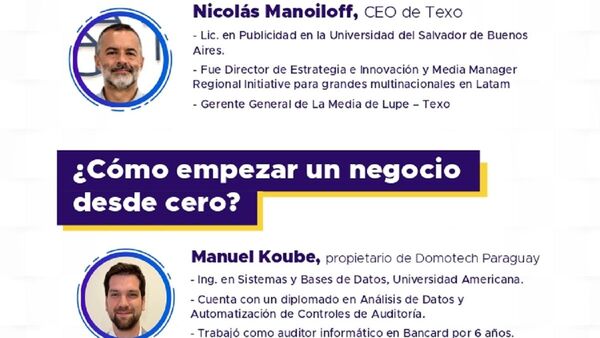Invitan a charla gratuita sobre negocios y emprendedurismo