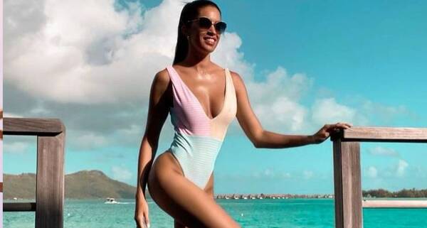 Crónica / [GALERÍA] Ex Miss Universo Paraguay, ¡cueraso! en isla paradisíaca