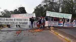 Productores frutihortícolas artos del contrabando deciden volver a manifestarse – Prensa 5