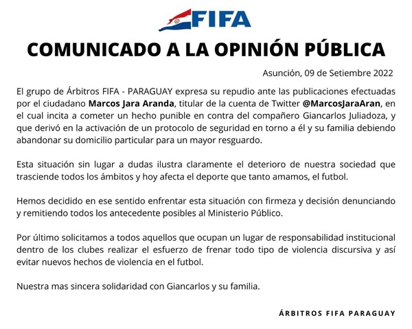 Protestan porque Juliadoza habría abandonado su casa luego de juego entre Olimpia y Libertad | 1000 Noticias