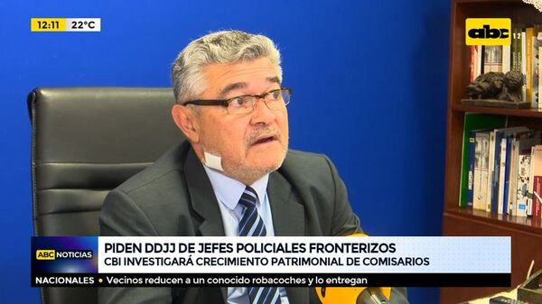 Piden DD.JJ. de jefes policiales fronterizos - ABC Noticias - ABC Color
