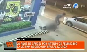 Condenado a 29 años de cárcel por intento de feminicidio | Telefuturo