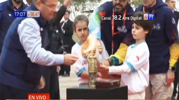 El fuego de los juegos Odesur encendió la antorcha olímpica en Paraguay | Noticias Paraguay