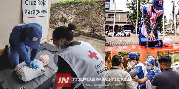 CRUZ ROJA REALIZA CAPACITACIONES DE PRIMEROS AUXILIOS