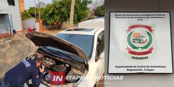RECOMIENDAN VERIFICAR VEHÍCULOS CON LA POLICÍA NACIONAL