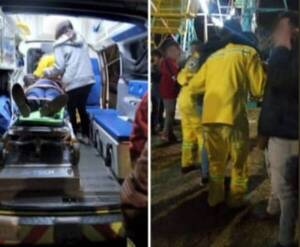 Crónica / Ayolas: cuatro personas quedan con naná al caer de una rueda gigante